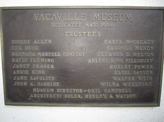 Vacaville Museum